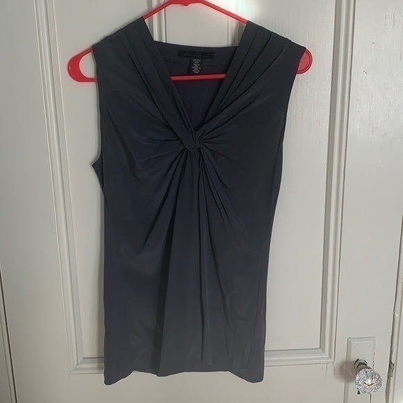 Kenneth Cole Grey Blouse - Picture 1 of 4